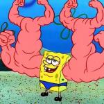 Spongebob musclebeach meme