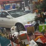 Car crash liquor store