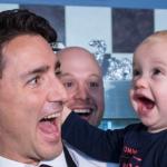 Justin Trudeau + Baby meme