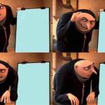 Gru's Plan Meme Template