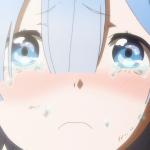 Crying anime girl