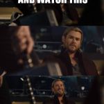 Lifting Thor's Hammer Mjolnir | LOKI: HOLD MY SCEPTRE AND WATCH THIS; DO YOU EVEN LIFT? | image tagged in lifting thor's hammer mjolnir | made w/ Imgflip meme maker