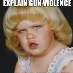 Confused Girl | WHEN YOU TRY TO EXPLAIN GUN VIOLENCE; TO AN NRA SUPPORTER | image tagged in confused girl | made w/ Imgflip meme maker