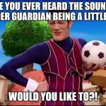 Metroid Prime 2 be like... | HAVE YOU EVER HEARD THE SOUND OF A SPIDER GUARDIAN BEING A LITTLE JERK? WOULD YOU LIKE TO?! | image tagged in robbie rotten would you like to | made w/ Imgflip meme maker