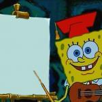 spongebob-easel