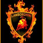 Lamborghini Logo (Red Flame)