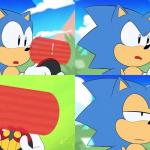 Unamused Sonic meme
