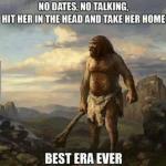caveman days meme