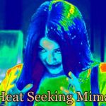 Heat Seeking | Heat Seeking Mima | image tagged in heat mima,memes | made w/ Imgflip meme maker