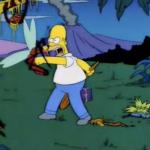 Homer Simpson time travel
