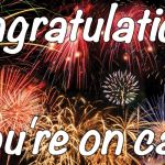 Congratulations | Congratulations! You're on call! | image tagged in congratulations | made w/ Imgflip meme maker
