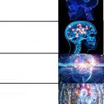 Expanding brain v4.0 meme