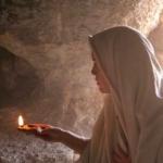 Mary Magdalene at the empty tomb