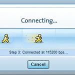 AOL Dial Up Connection Box