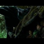 Hobbits hide from nazgul