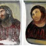 Jesus painting restoration
