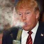 Trump Smoking weed
