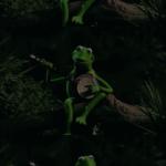 Bad Pun Kermit Banjo meme