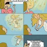 We dont care | I HATE AMERICA; YOU CAN ONLY SAY THAT BECAUSE OF AMERICA'S FREEDOM OF SPEECH | image tagged in we dont care | made w/ Imgflip meme maker