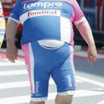 fat lycra man | IF GOD WANTED ME TO TOUCH MY TOES, HE WOULD'VE PUT THEM ON MY KNEES | image tagged in fat lycra man | made w/ Imgflip meme maker