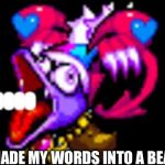 Welp | NOOOOO; I MADE MY WORDS INTO A BEAM! | image tagged in kirby,kirby superstar ultra,funny | made w/ Imgflip meme maker