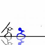 Fighting stickman meme