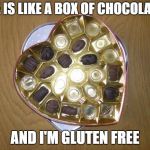 Half eaten box of chocolates  | image tagged in half eaten box of chocolates | made w/ Imgflip meme maker