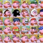 all kirby hats | THEM: "INFINITY WAR IS THE BEST CROSSOVER EVENT"; 👈 ME, AN INTELLECTUAL | image tagged in all kirby hats | made w/ Imgflip meme maker
