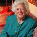 Barbara Bush "Rhymes with 'RICH'" 