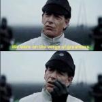 We were on ther verge of greatness Krennic