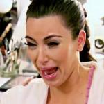 Kim K Cry Face