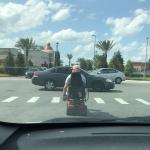 Old man Mobility Scooter