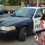 Sayori The Cop meme