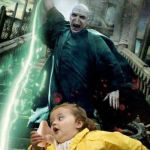 Voldemort with girl | HEY VOLDEMORT! I GOTCHA NOSE!!!!!! | image tagged in voldemort with girl | made w/ Imgflip meme maker