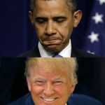 Obama Trump | CRY ALL YOU WANT BUT YOUR LEGACY HAS BEEN ERASED. | image tagged in obama trump | made w/ Imgflip meme maker