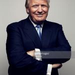Trump arms folded smiling