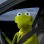 Kermit Driving meme