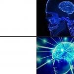 Expanding brain 2 tiles meme