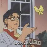 Is this a pigeon? meme