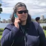 White lady calls cops
