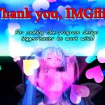 THANK YOU, IMGflip! | Thank you, IMGflip! Thank you, IMGflip! For making the program design bigger/easier to work with! | image tagged in imgflip,thank you,graphics,hatsune miku,anime,vocaloid | made w/ Imgflip meme maker