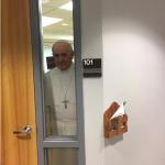 Pope Francis is watching you masturbate