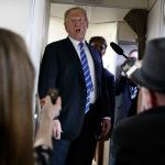 Trump says no on Air force One