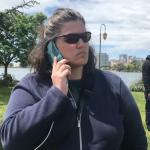 Woman calling police meme