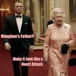 Queen Elizabeth + James Bond 007+ James Bond 007