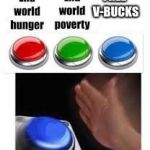 Blue button | FREE V-BUCKS | image tagged in blue button | made w/ Imgflip meme maker