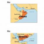 Yemen Oman Meme Template