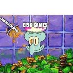 Squidward | ALL FORTNITE PLAYERS; EPIC GAMES | image tagged in squidward | made w/ Imgflip meme maker