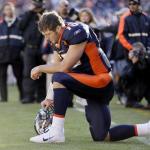 Tim Tebow Kneeling Christian Bronco