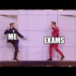 Who relates? | ME; EXAMS | image tagged in doredos,eurovision,memes,funny,so true memes,exams | made w/ Imgflip meme maker